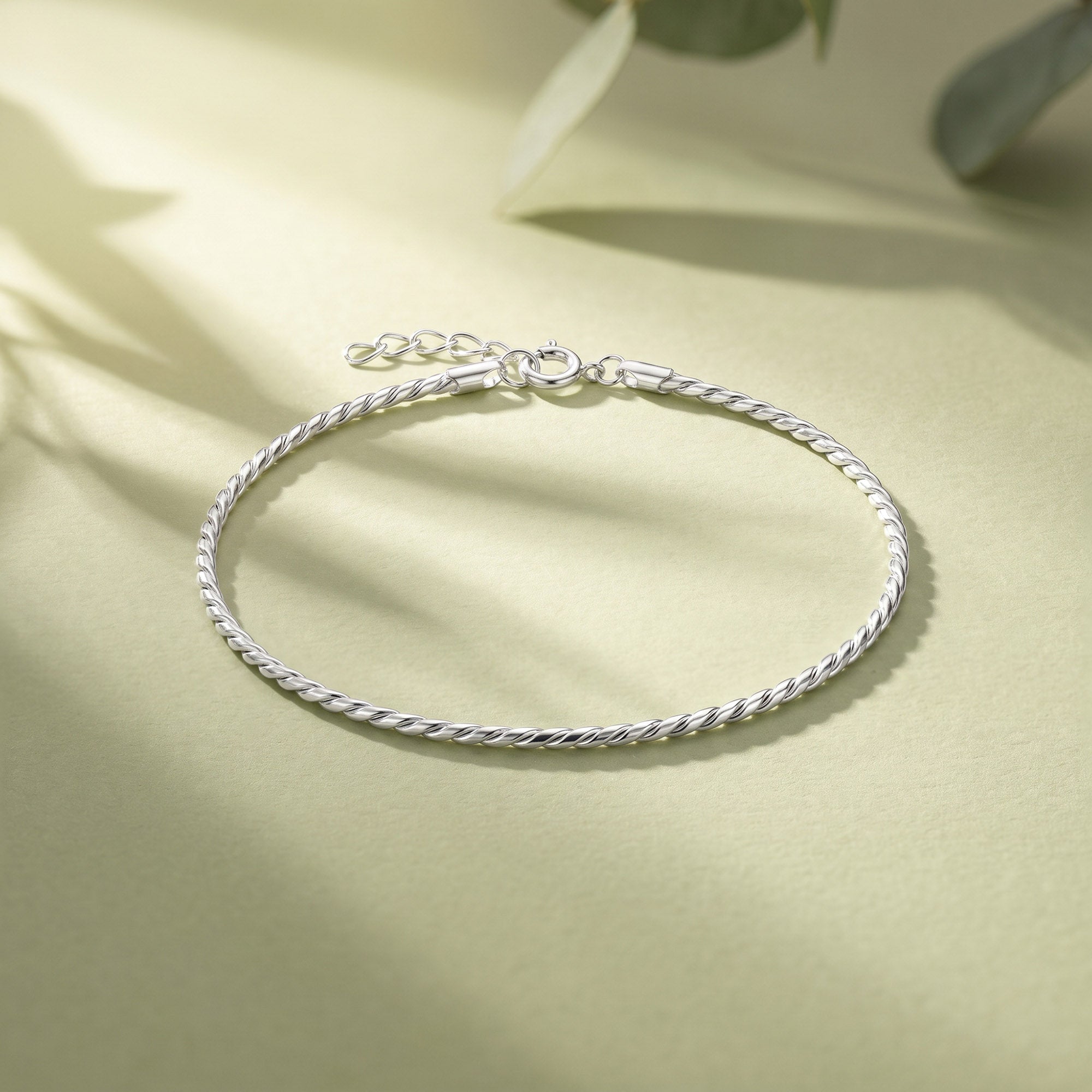 Twisted Rope Chain Bracelet