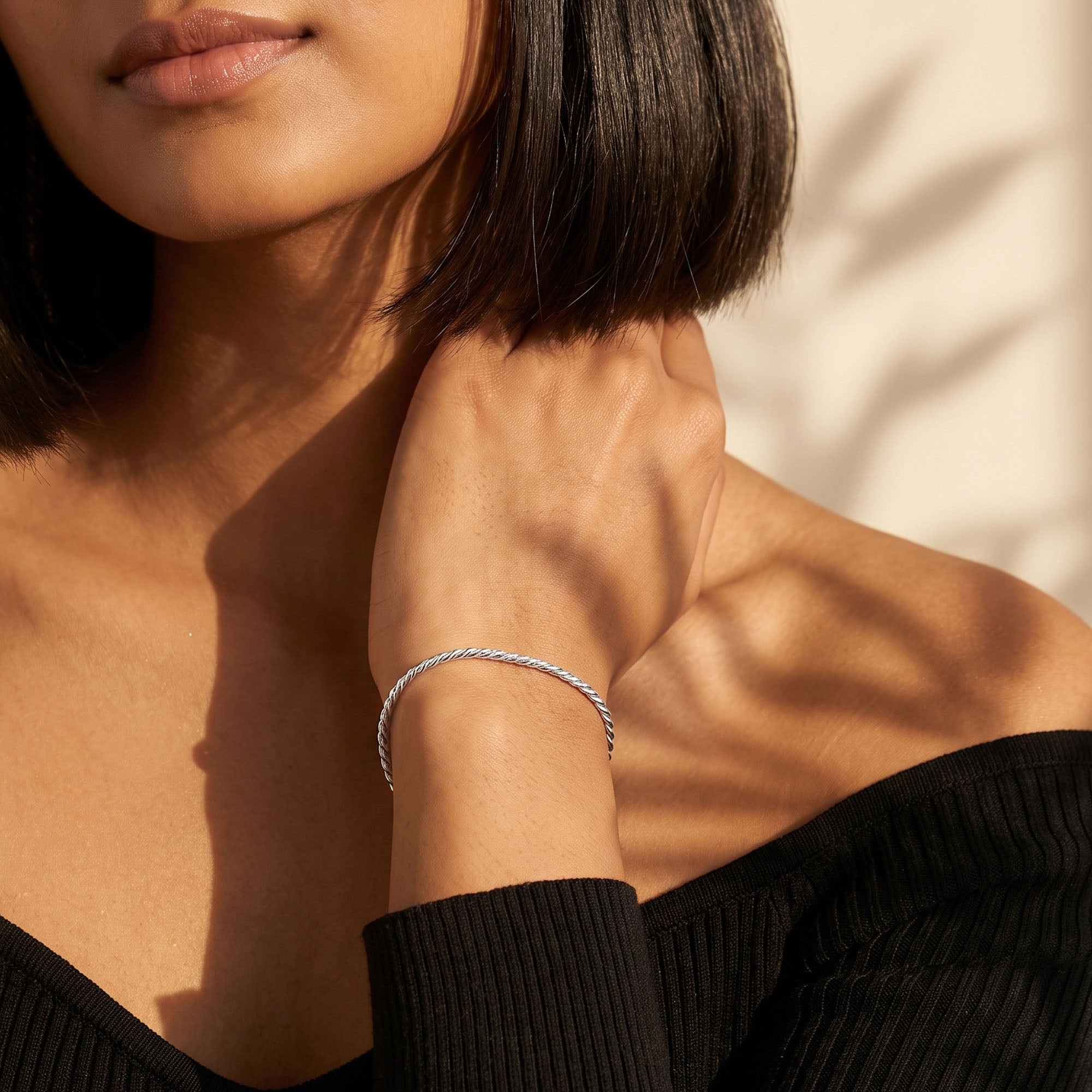 Twisted Rope Chain Bracelet