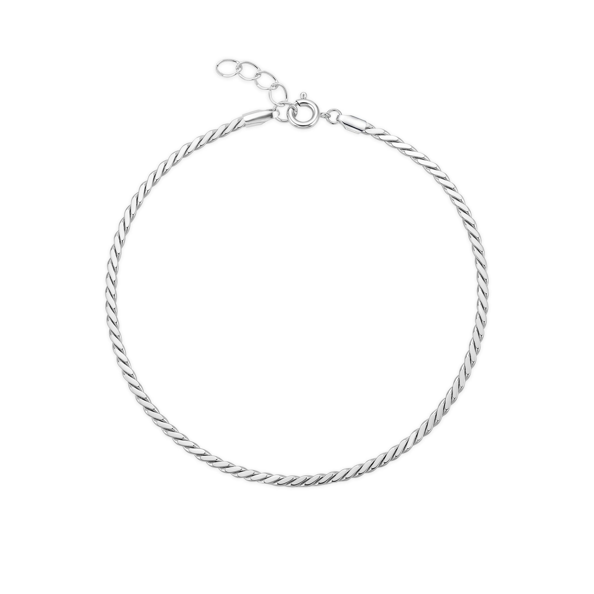 Twisted Rope Chain Bracelet
