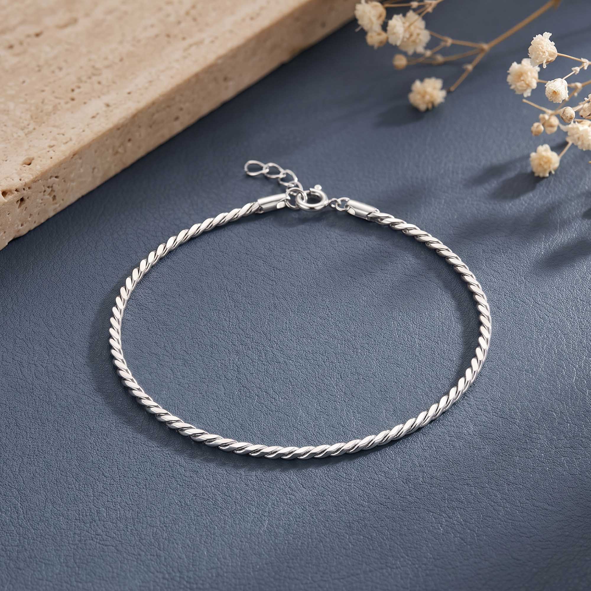 Twisted Rope Chain Bracelet