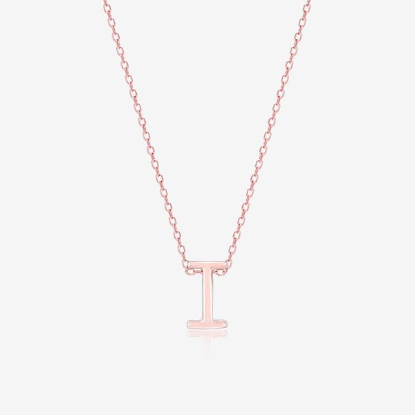 Infinite I Initial Necklace