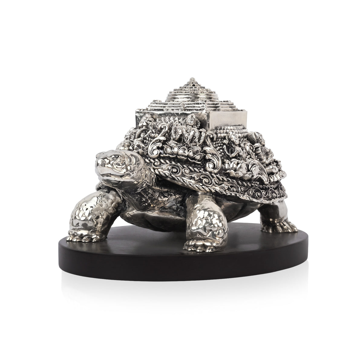 999 Silver Plated Meru Sri Yantra