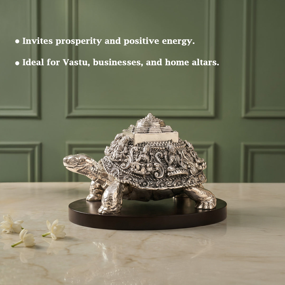 999 Silver Plated Meru Sri Yantra