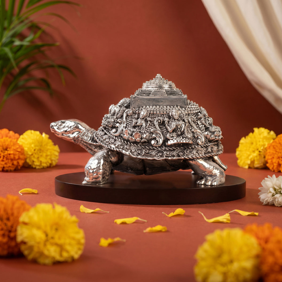 999 Silver Plated Meru Sri Yantra