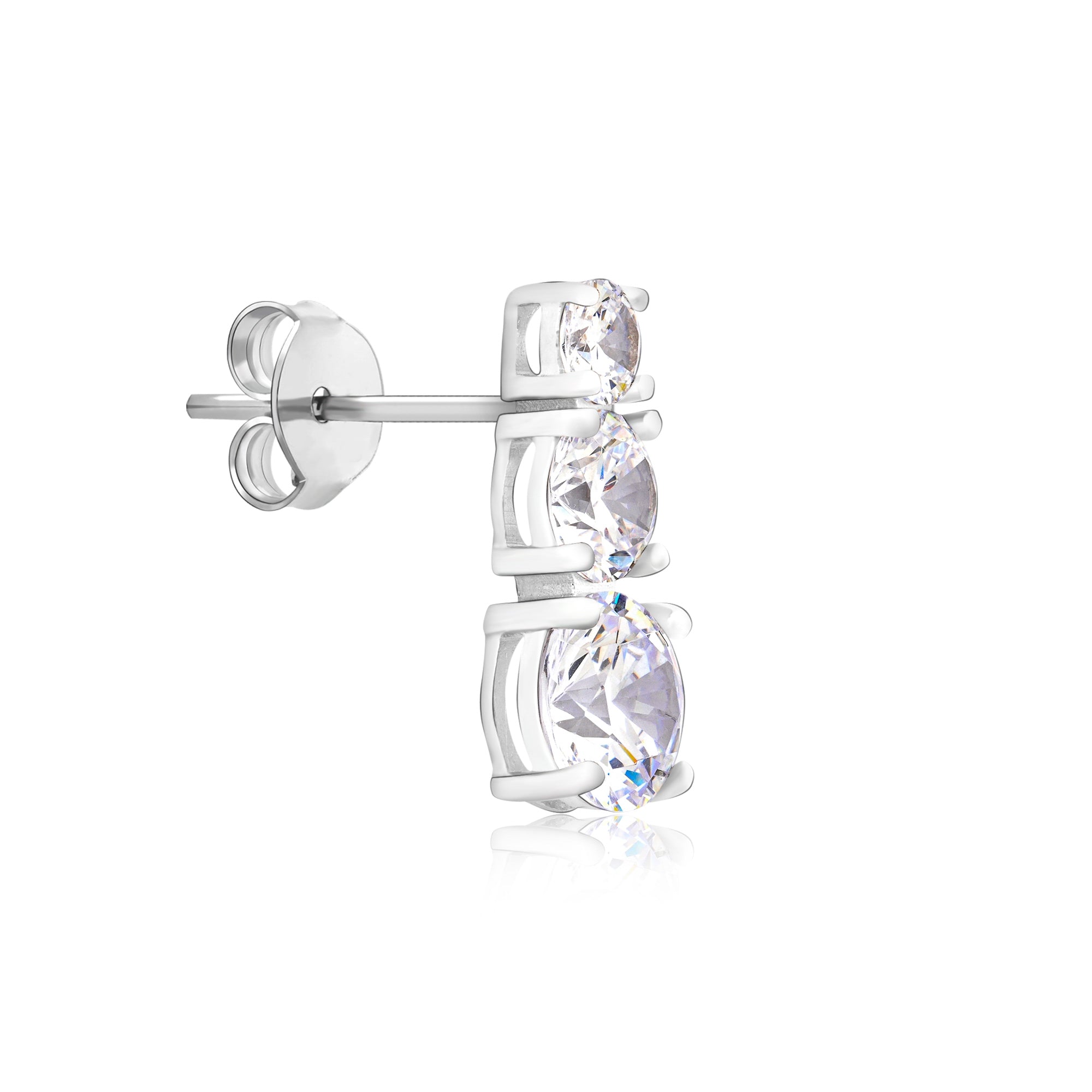 Cascade Trio Stud Earrings