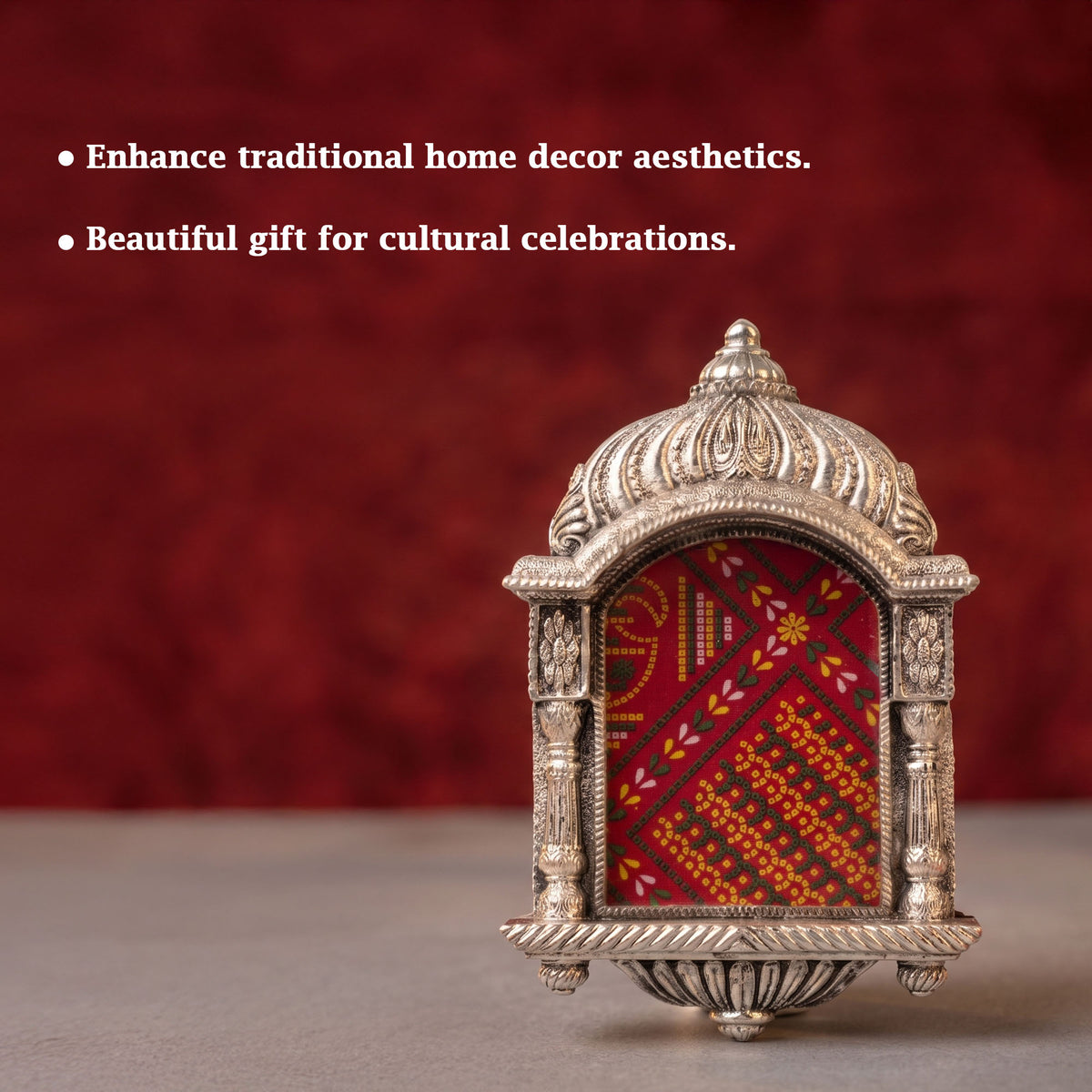 999 Silver Plated Decorative Pooja Frame