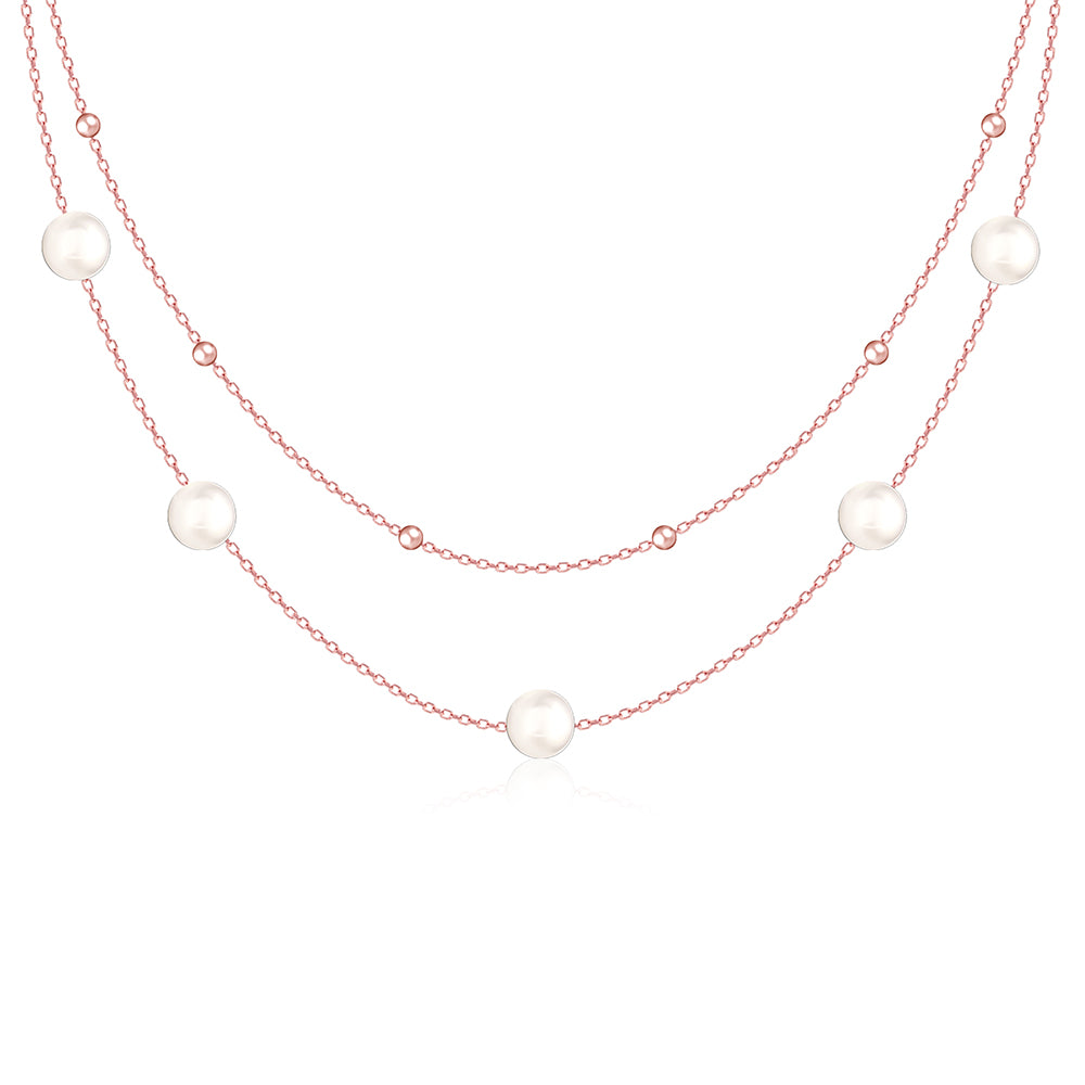 Layered Pearl Jewellery Set