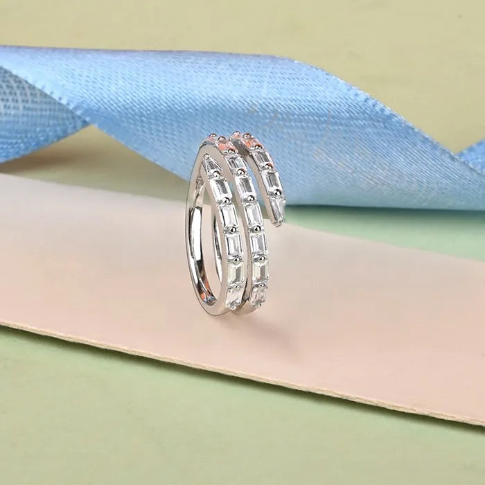 Interwoven Elegance Trio Ring - Touch925