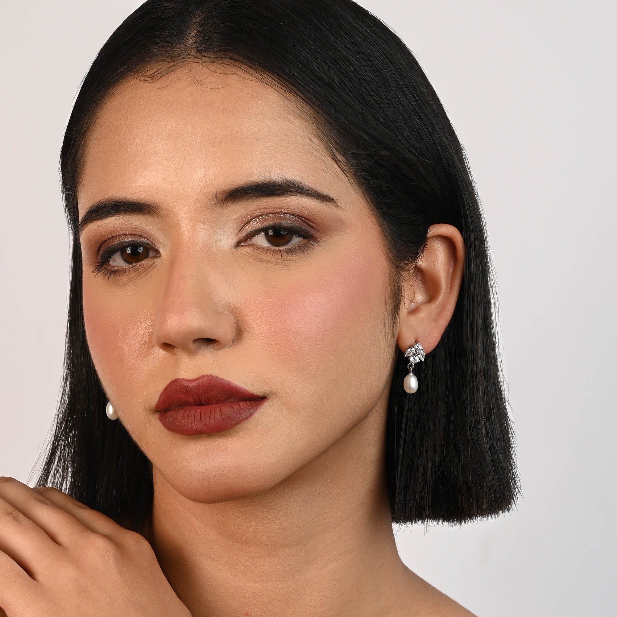 Floral Pearl Earrings