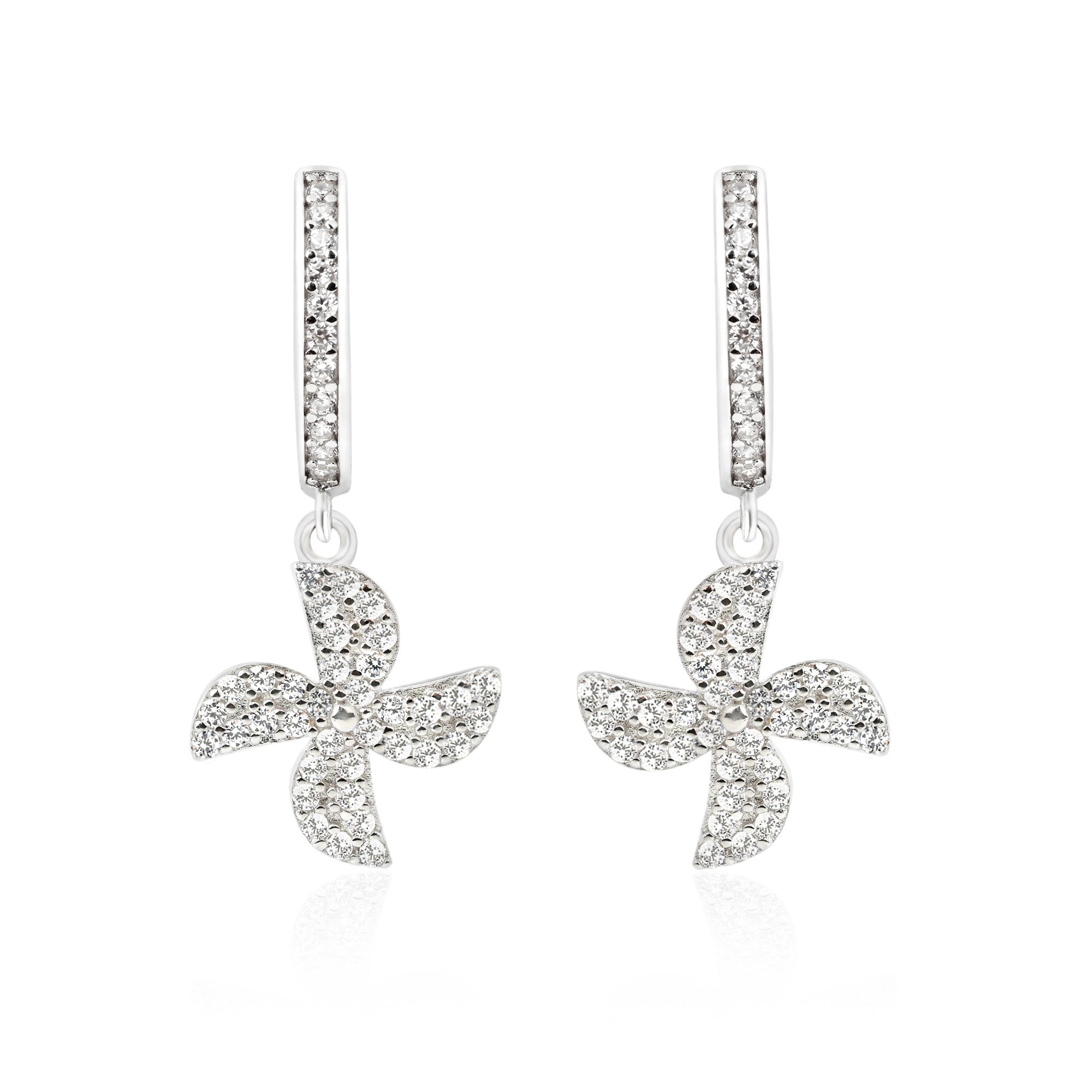 Shimmering Pinwheel Huggies