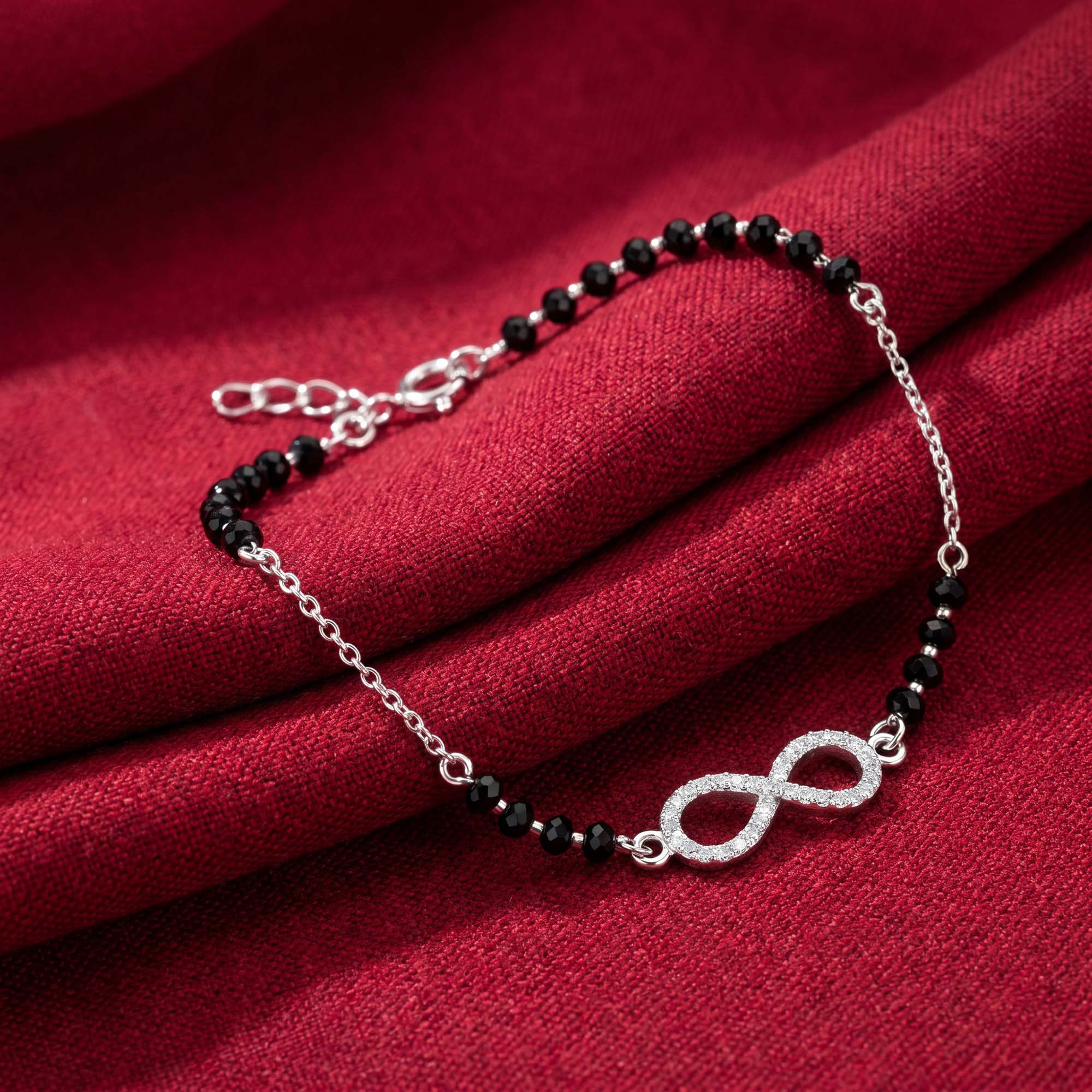 Pavé Infinity Bracelet