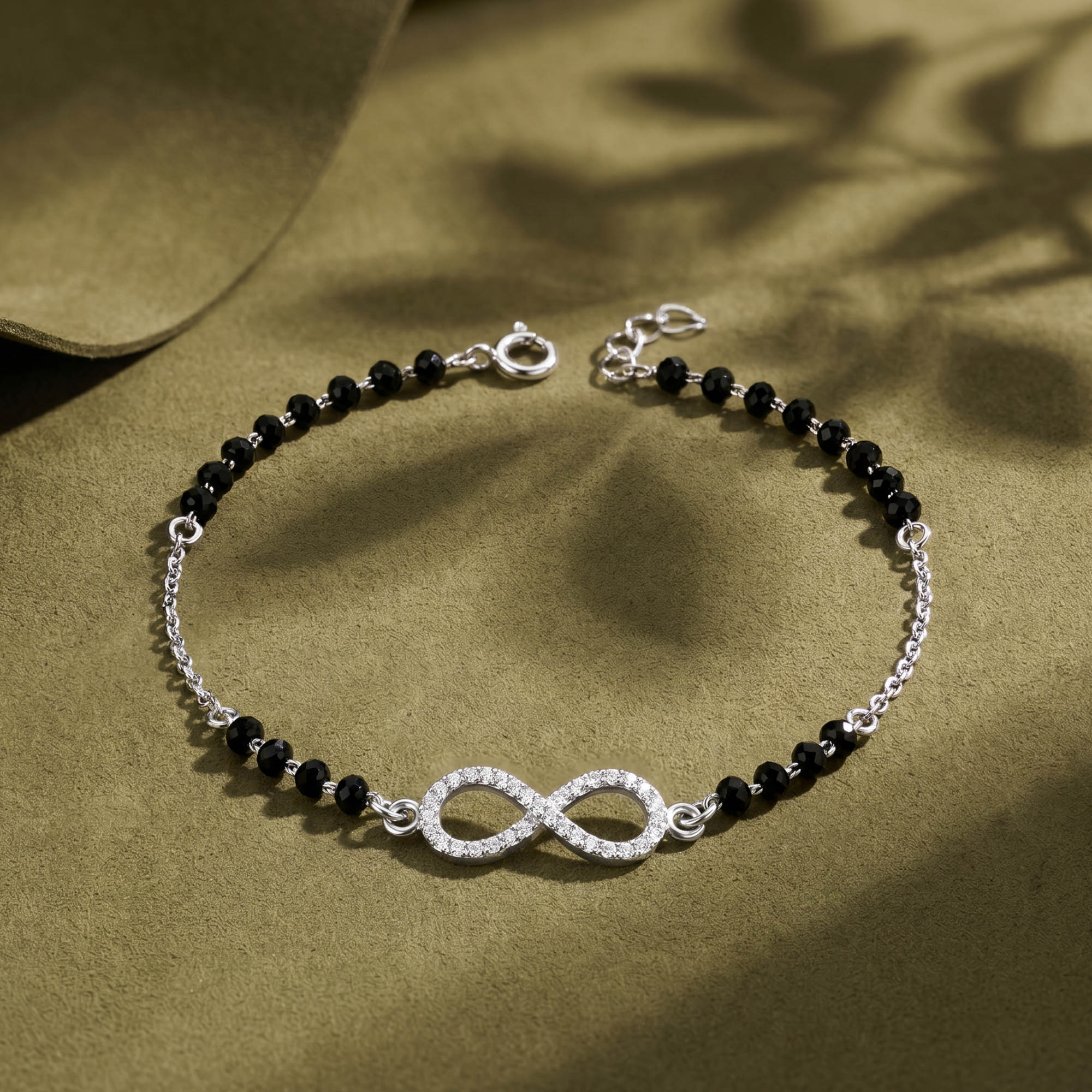 Pavé Infinity Bracelet