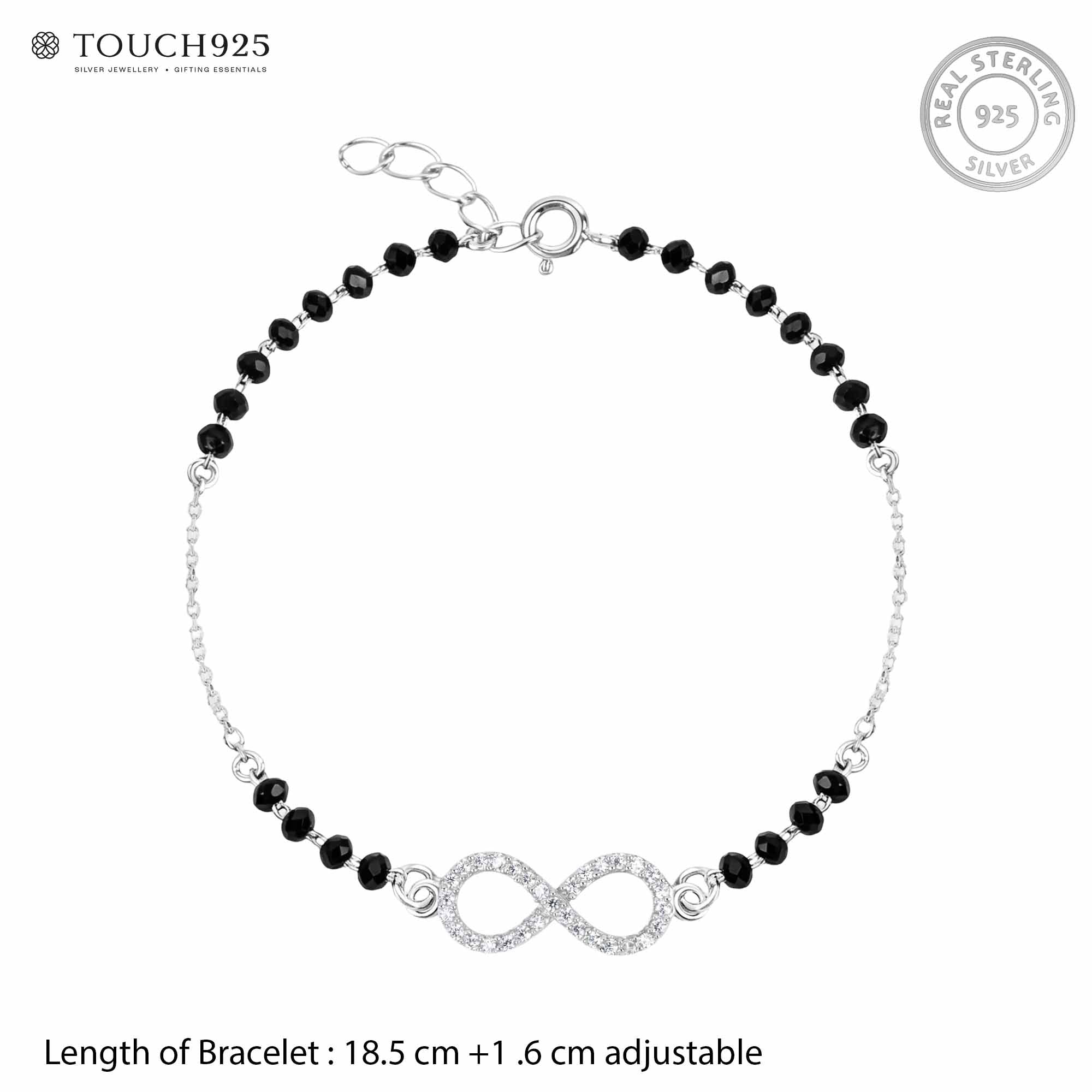 Pavé Infinity Bracelet