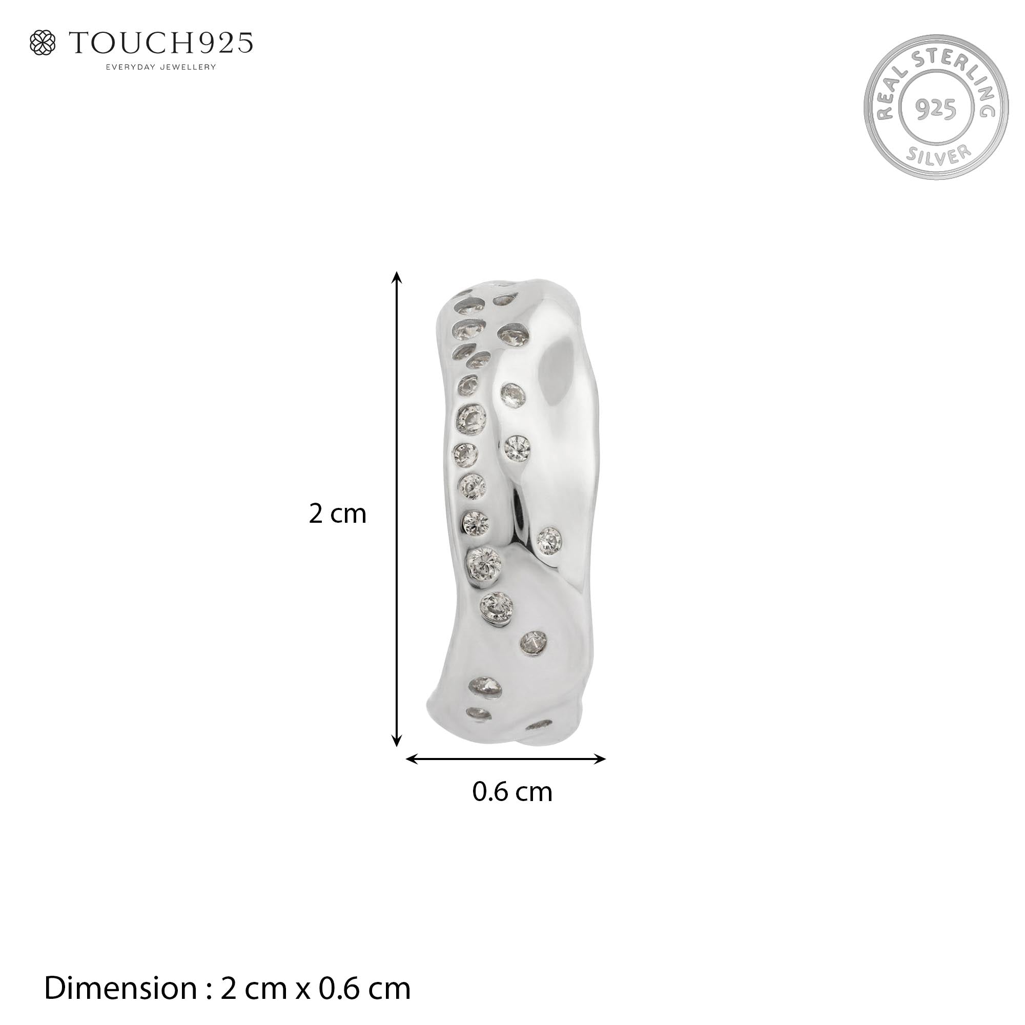 Liquid Wave Ear Cuffs