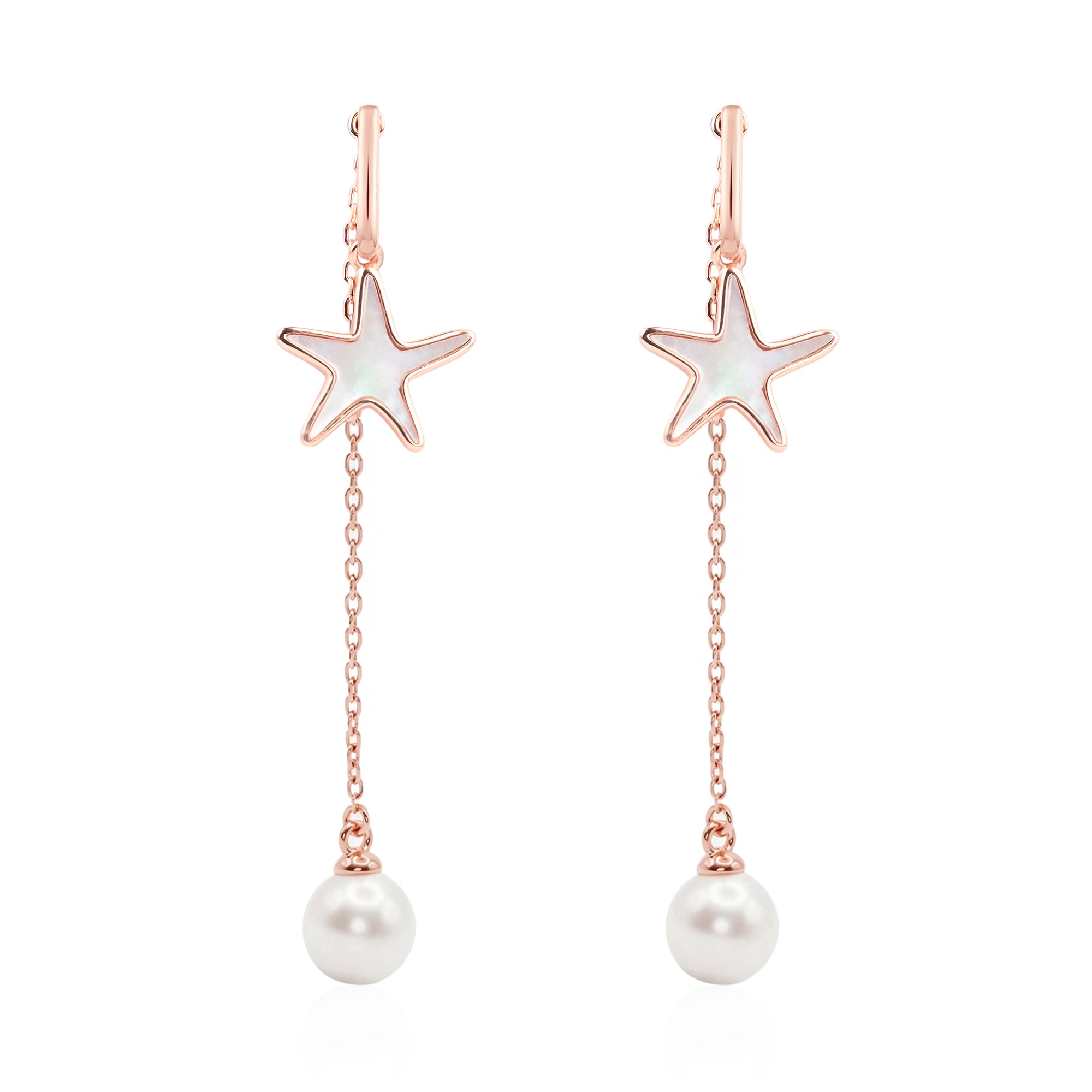 Star Pearl Earrings