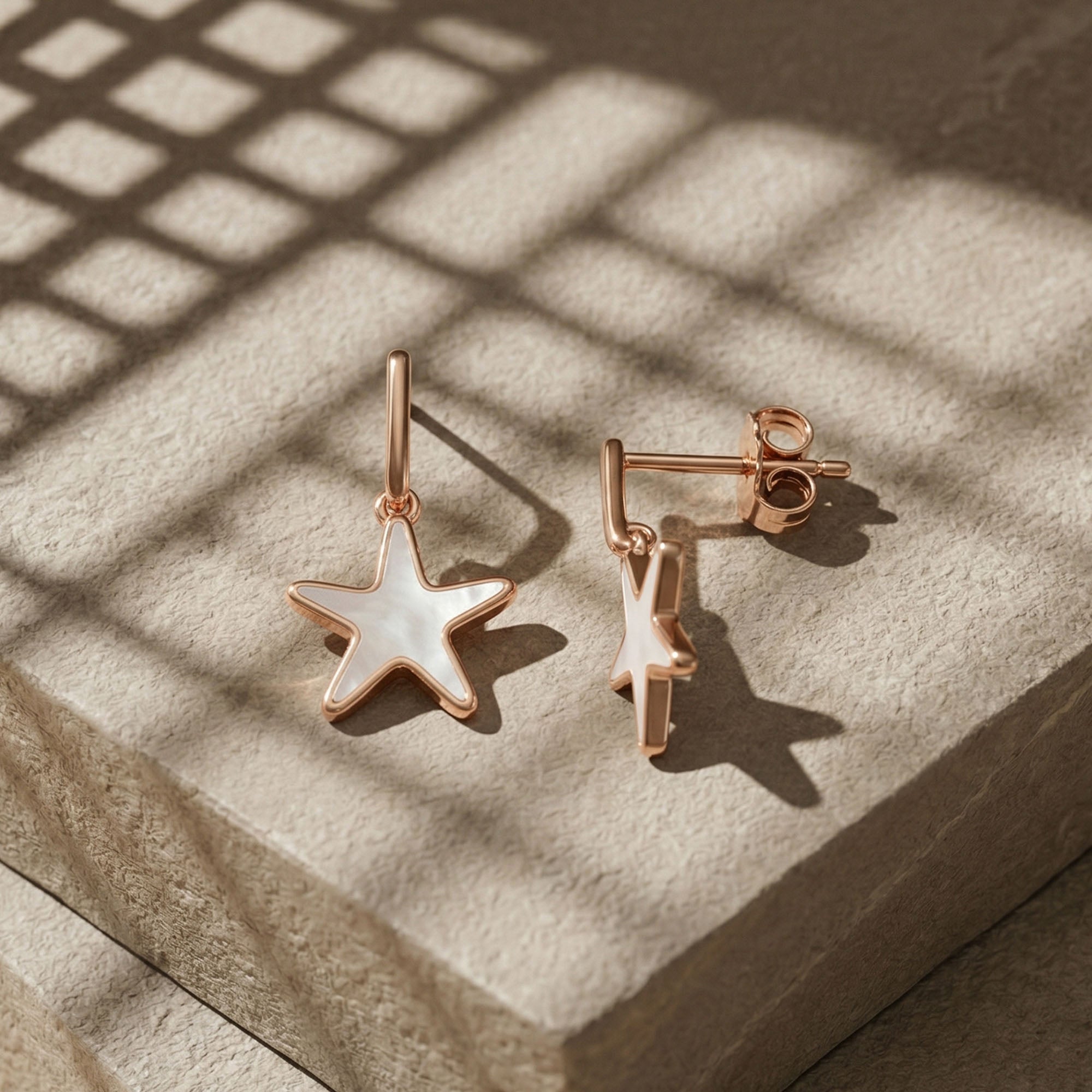 Star Pearl Earrings