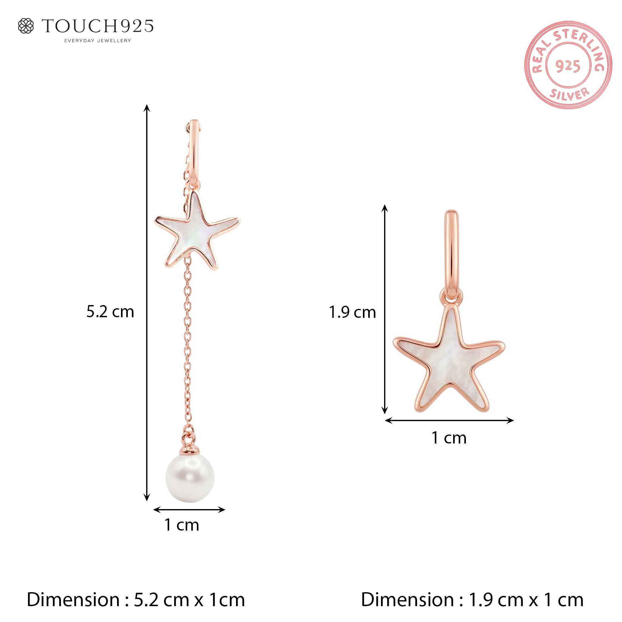 Star Pearl Earrings