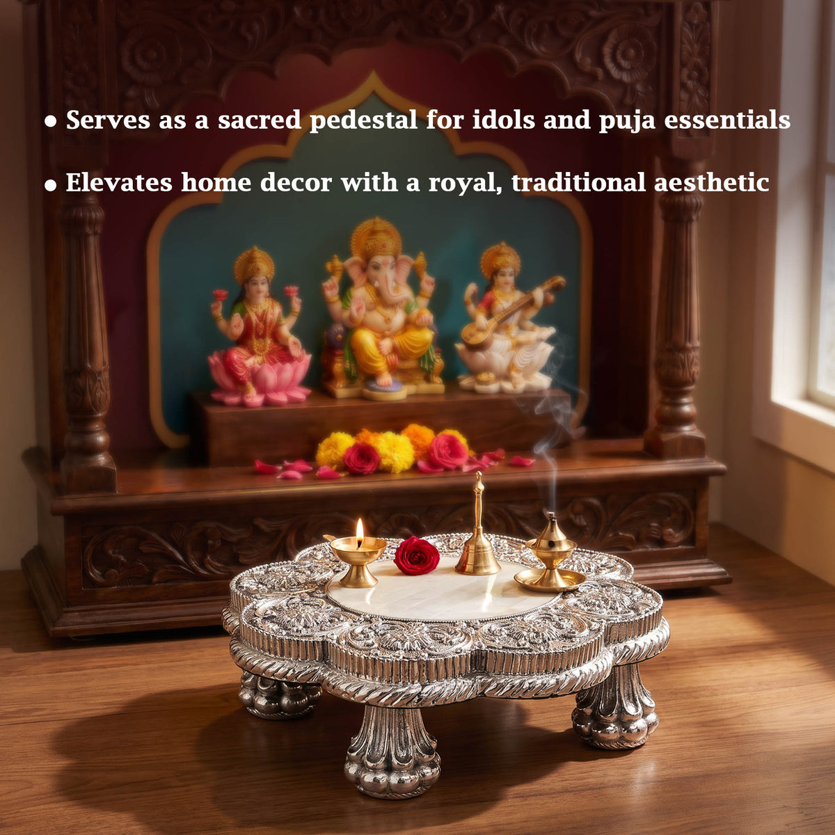 Silver Flower Chowki