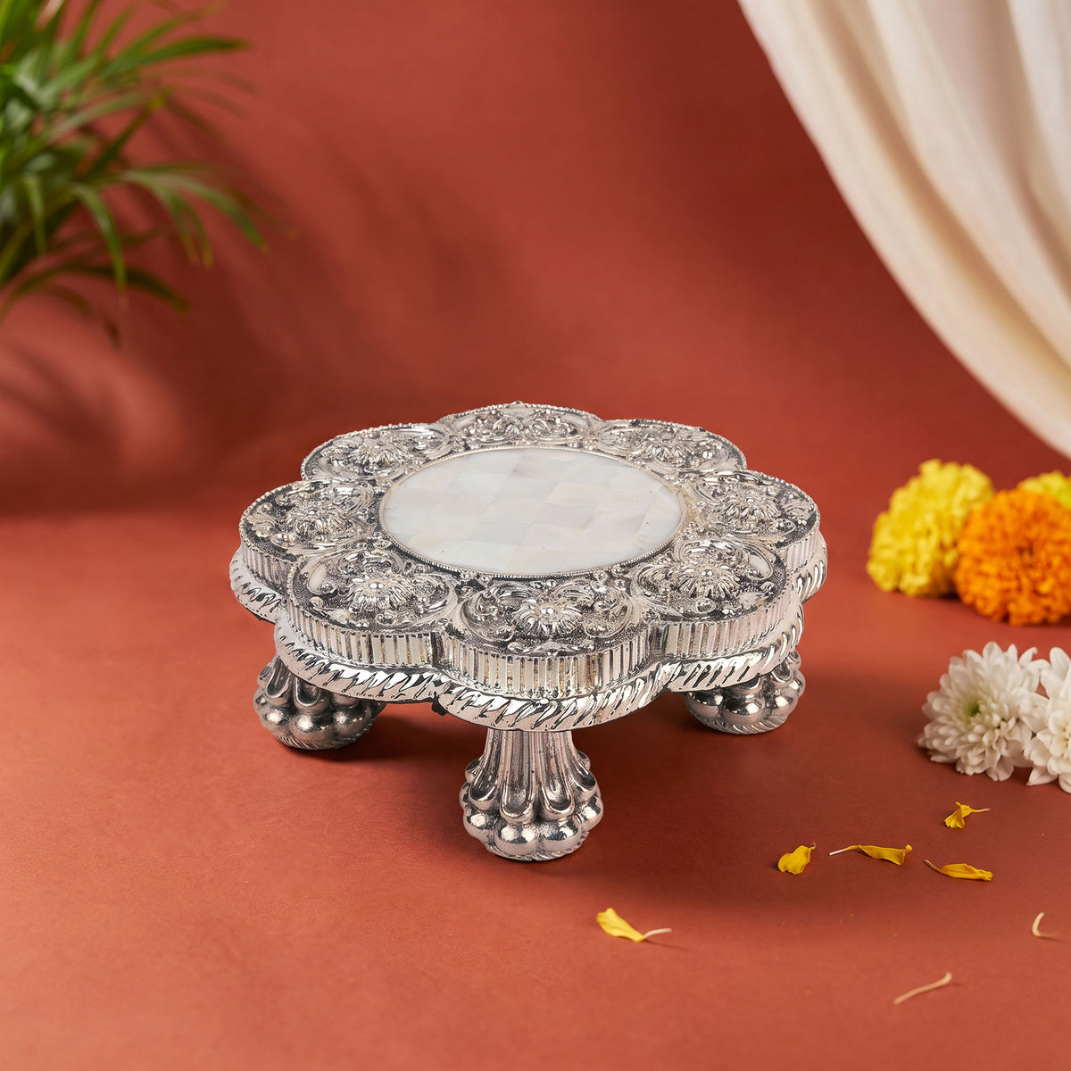 Silver Flower Chowki