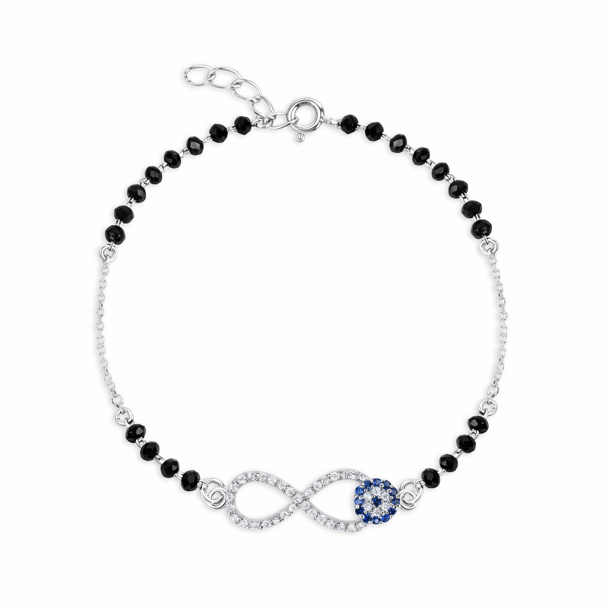Infinity Evil Eye CZ Bracelet