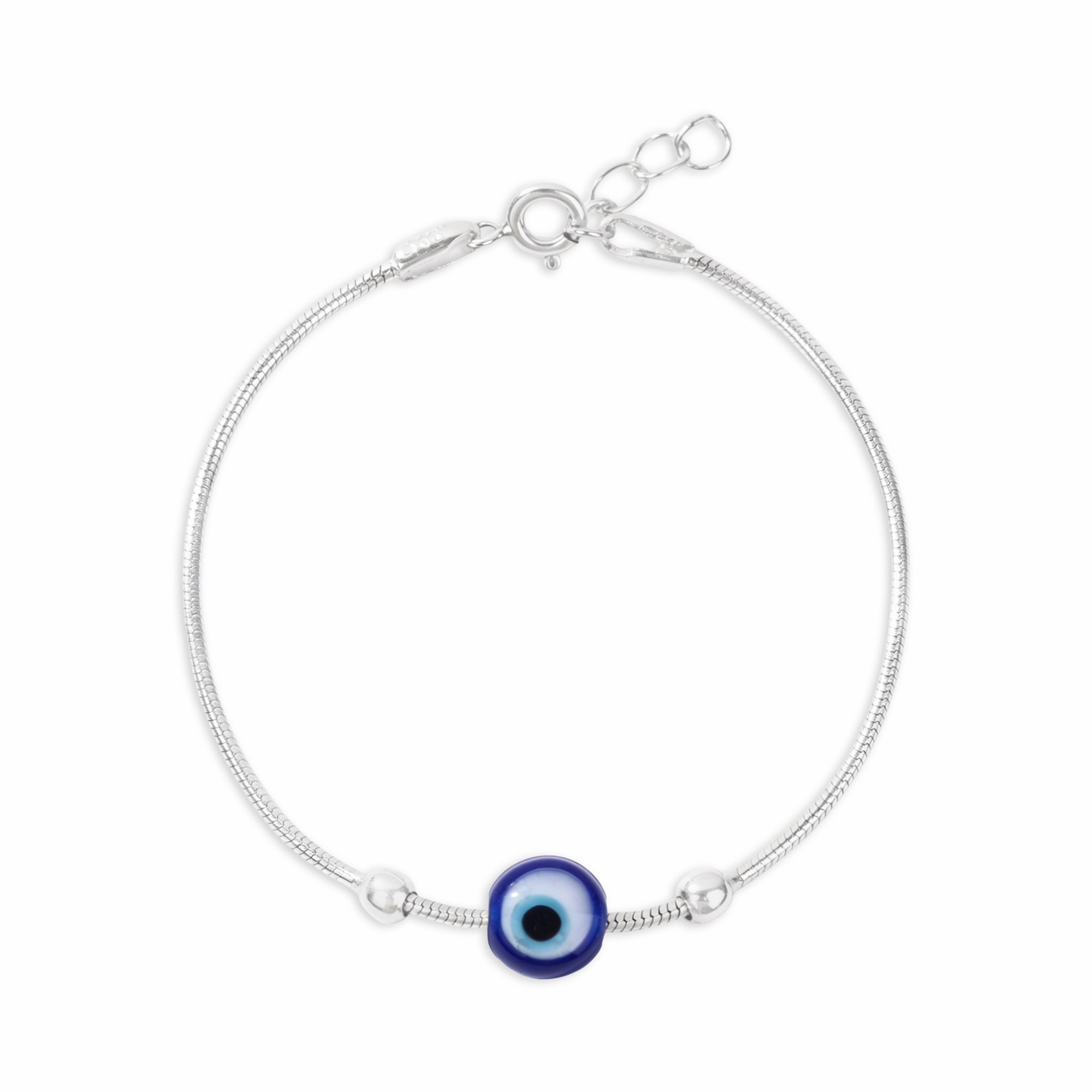 Silver Evil Eye Rakhi