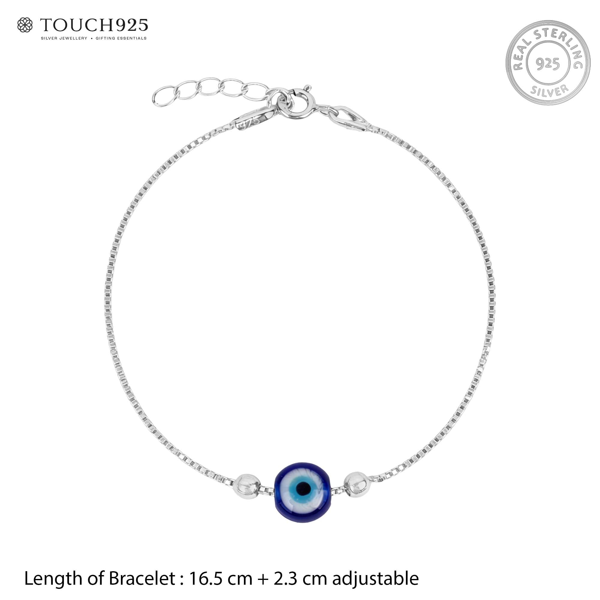 Chandi Evil Eye Bead Rakhi