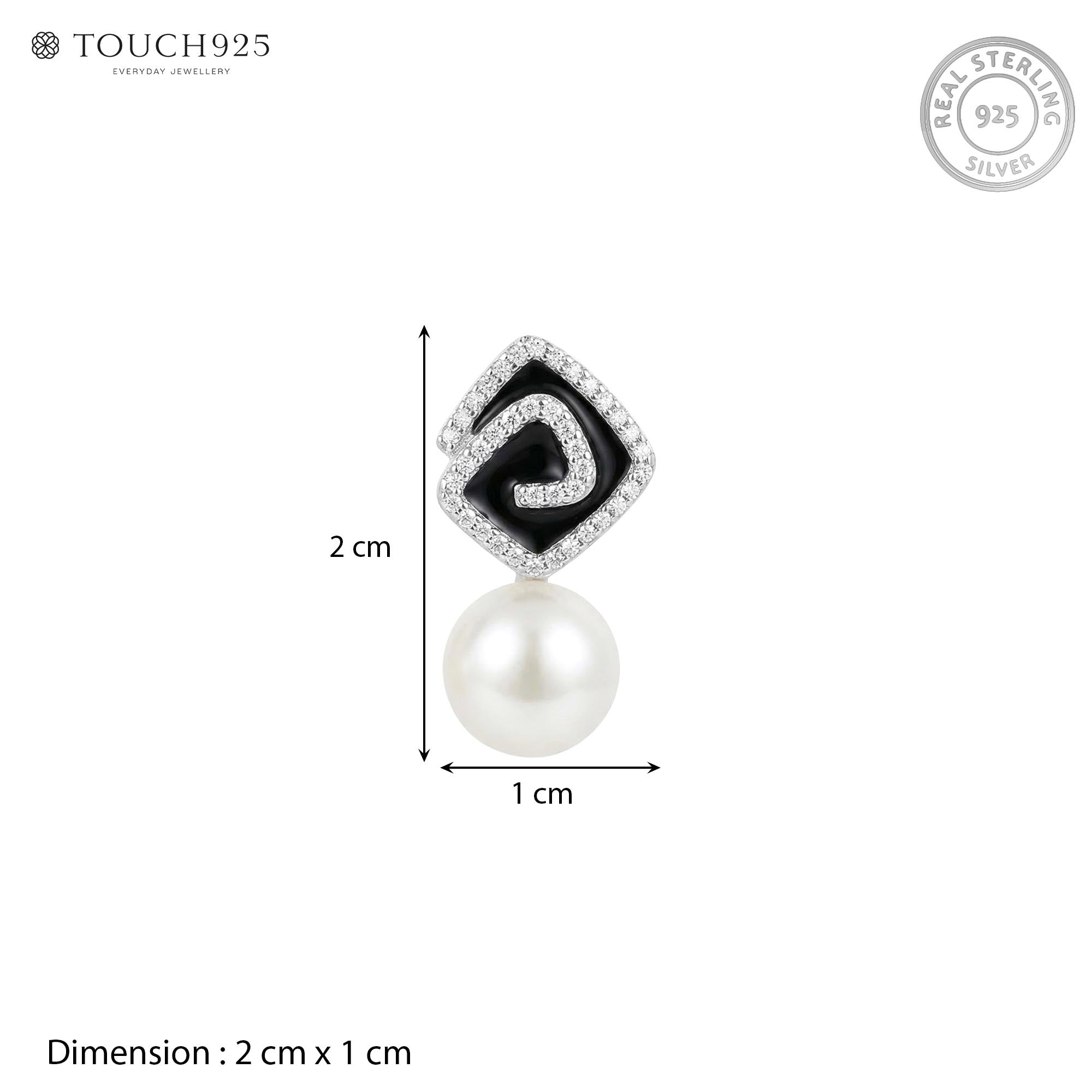 Monochrome Pearl Drops