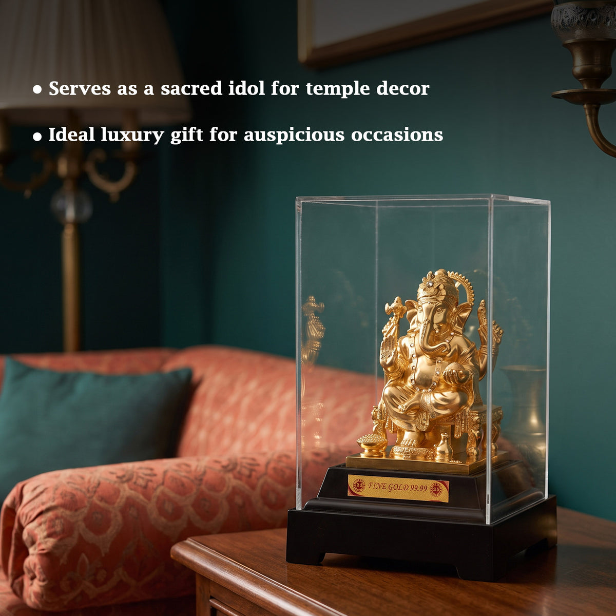 Gold Foiled Ganeshji Idol