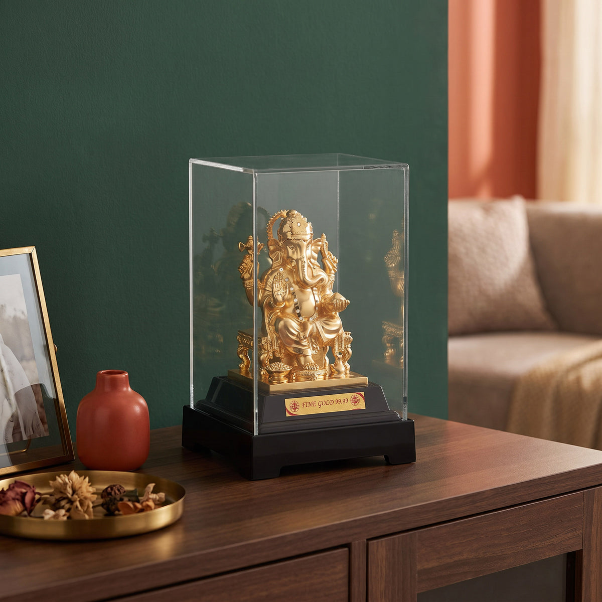 Gold Foiled Ganeshji Idol