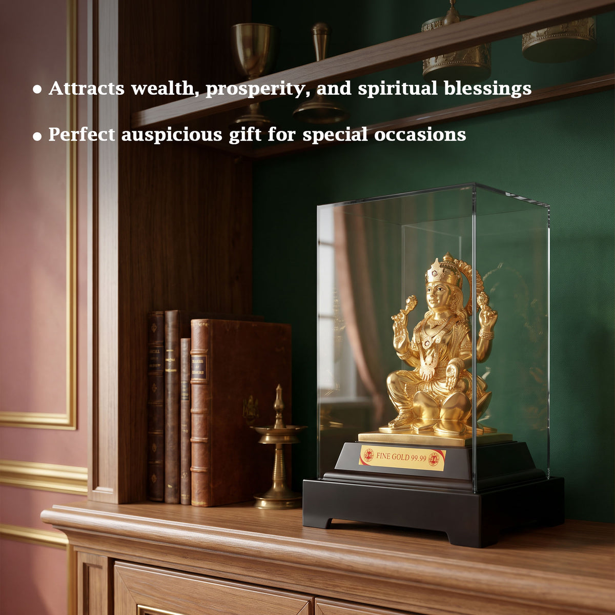 Gold Foiled Laxmi Idol