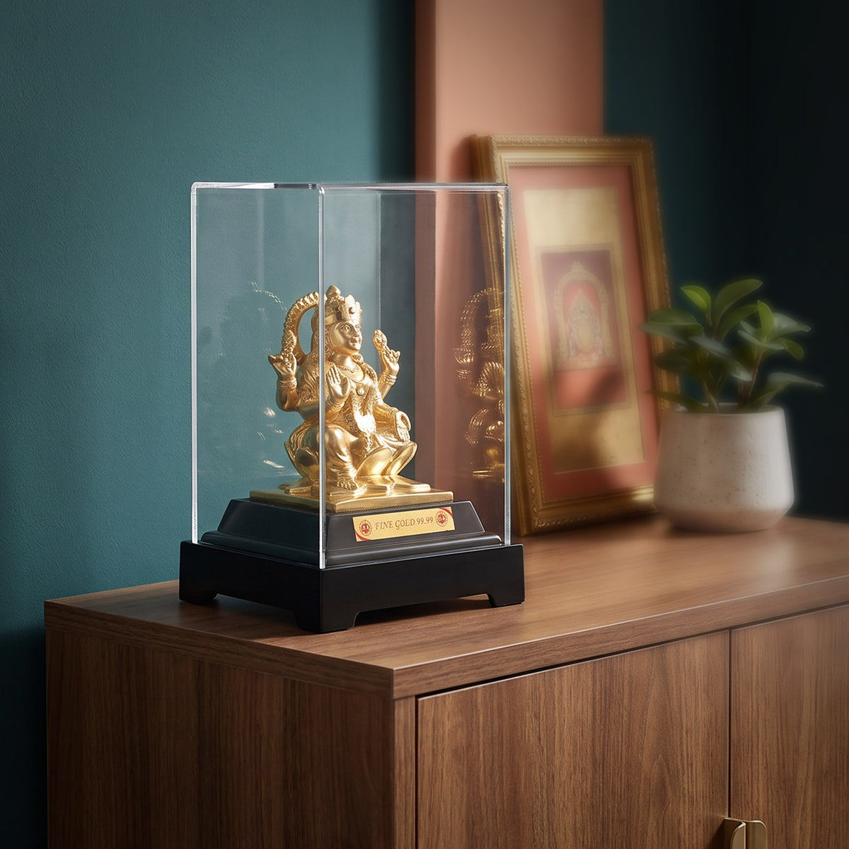 Gold Foiled Laxmi Idol