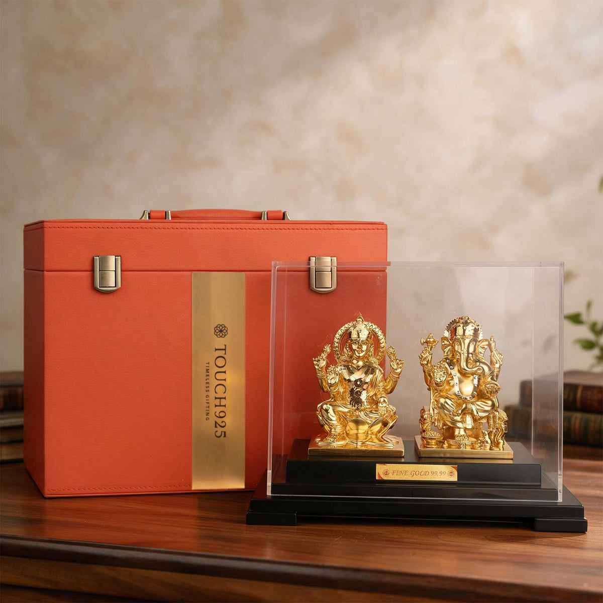 Gold Foiled Laxmi Ganesha