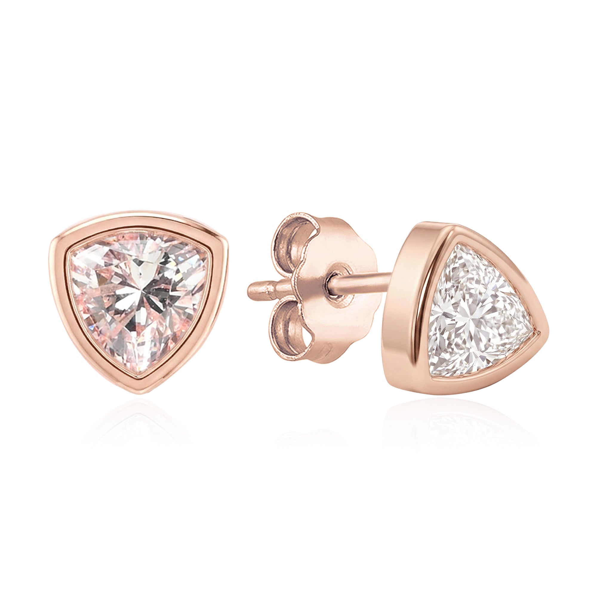 Rose Dual-Stone Earrings