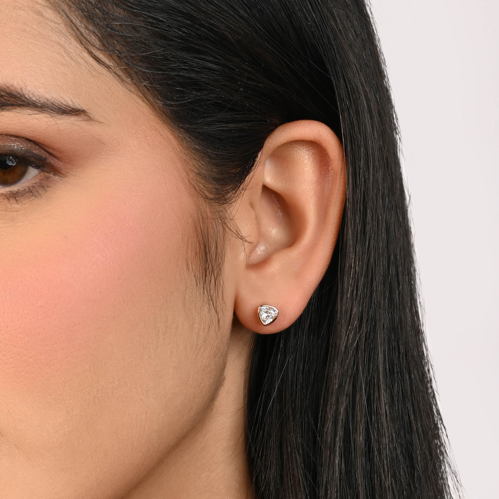 Rose Dual-Stone Earrings