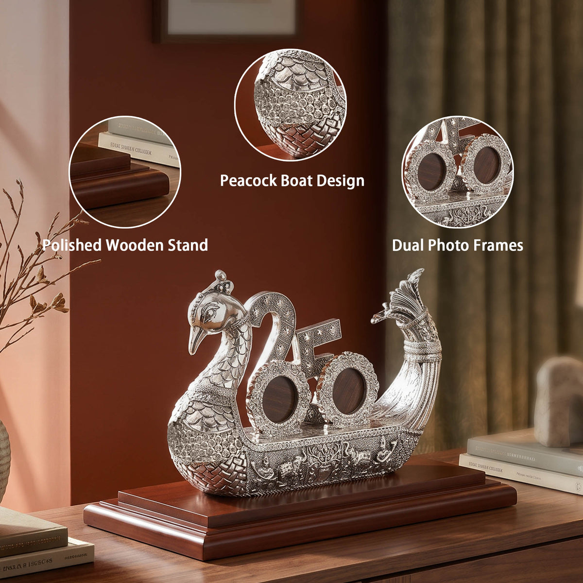 Silver 25th Anniversary Boat