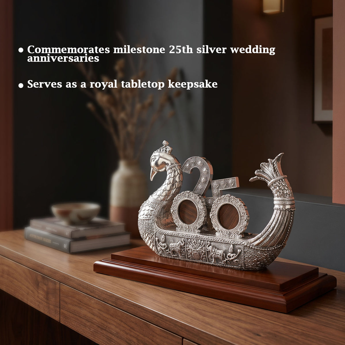 Silver 25th Anniversary Boat