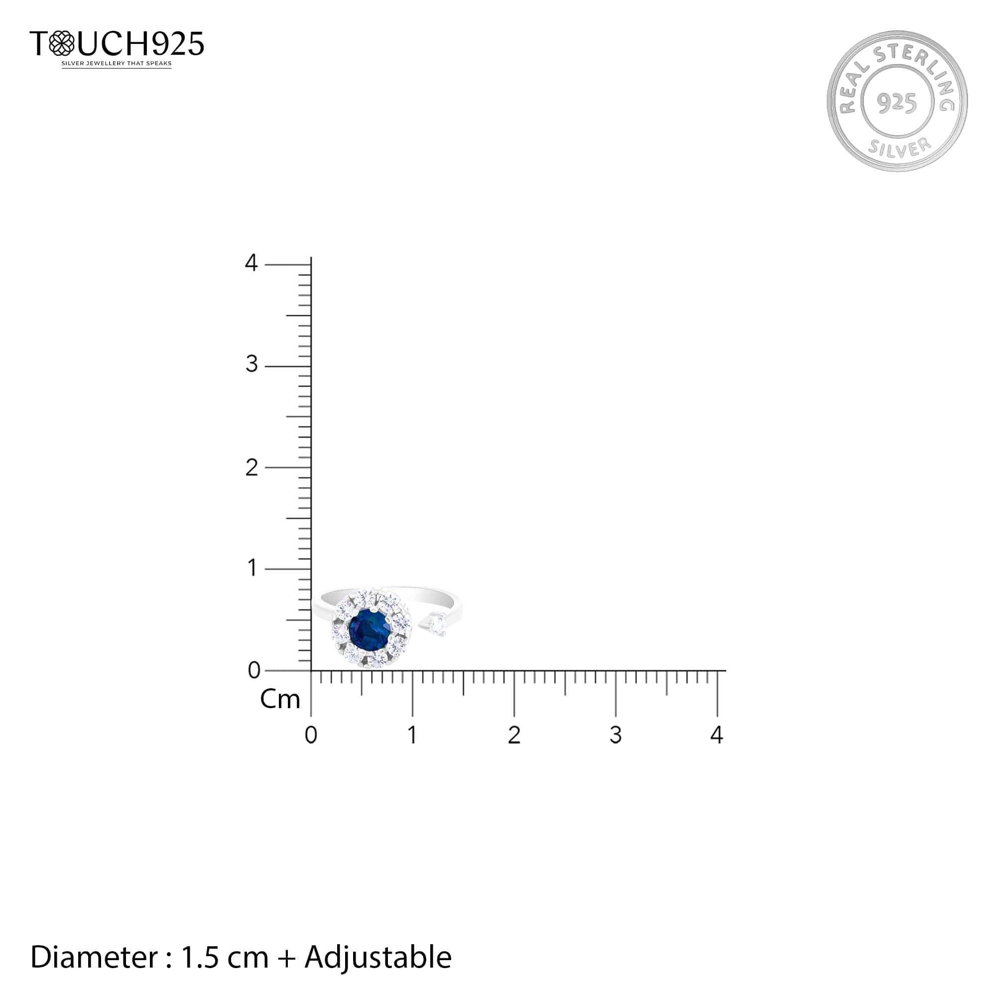 Harmony CZ Two Stone Ring