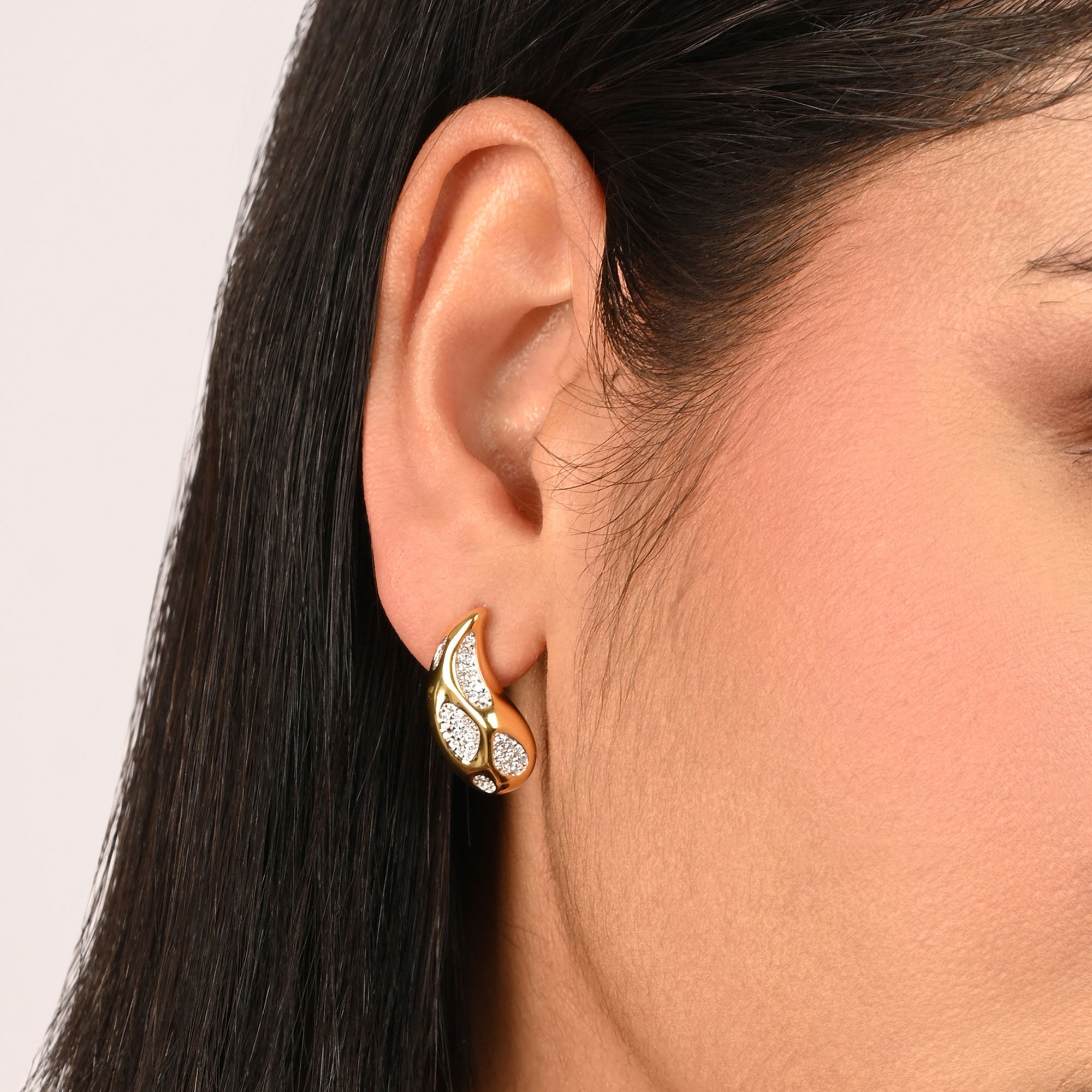 Radiant Paisley Studs