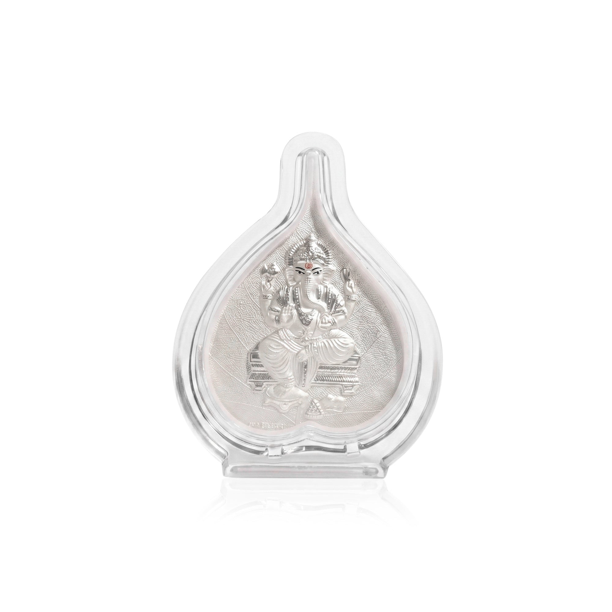 999 Silver Ganesh Ji Frame