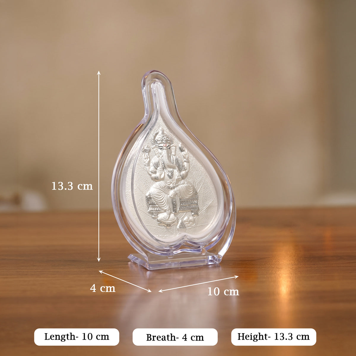 999 Silver Ganesh Ji Frame