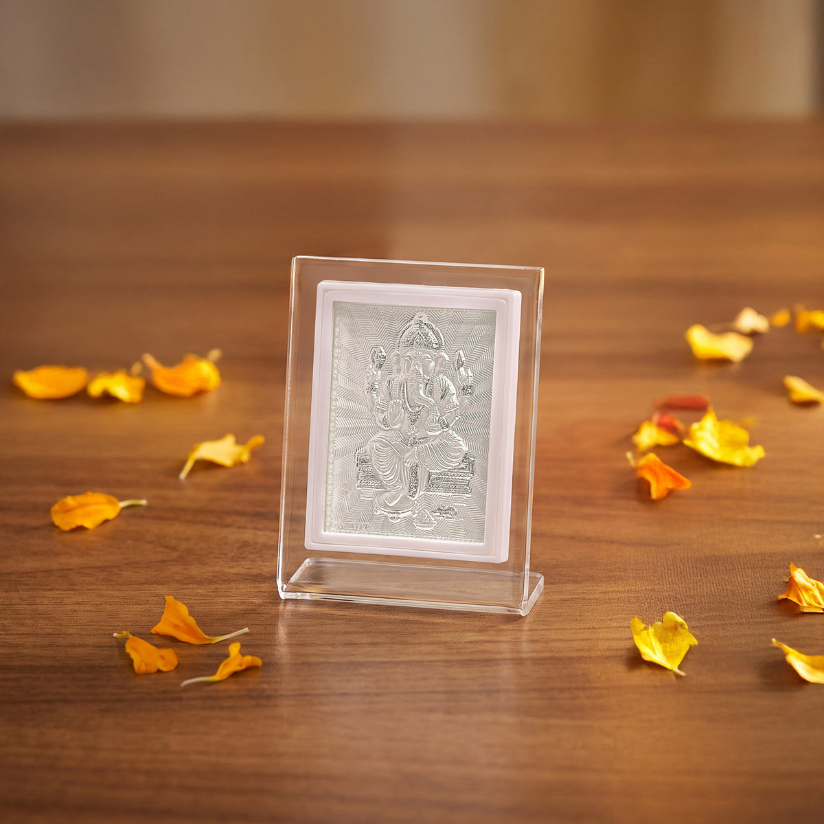 Pure 999 Silver Ganesha Frame