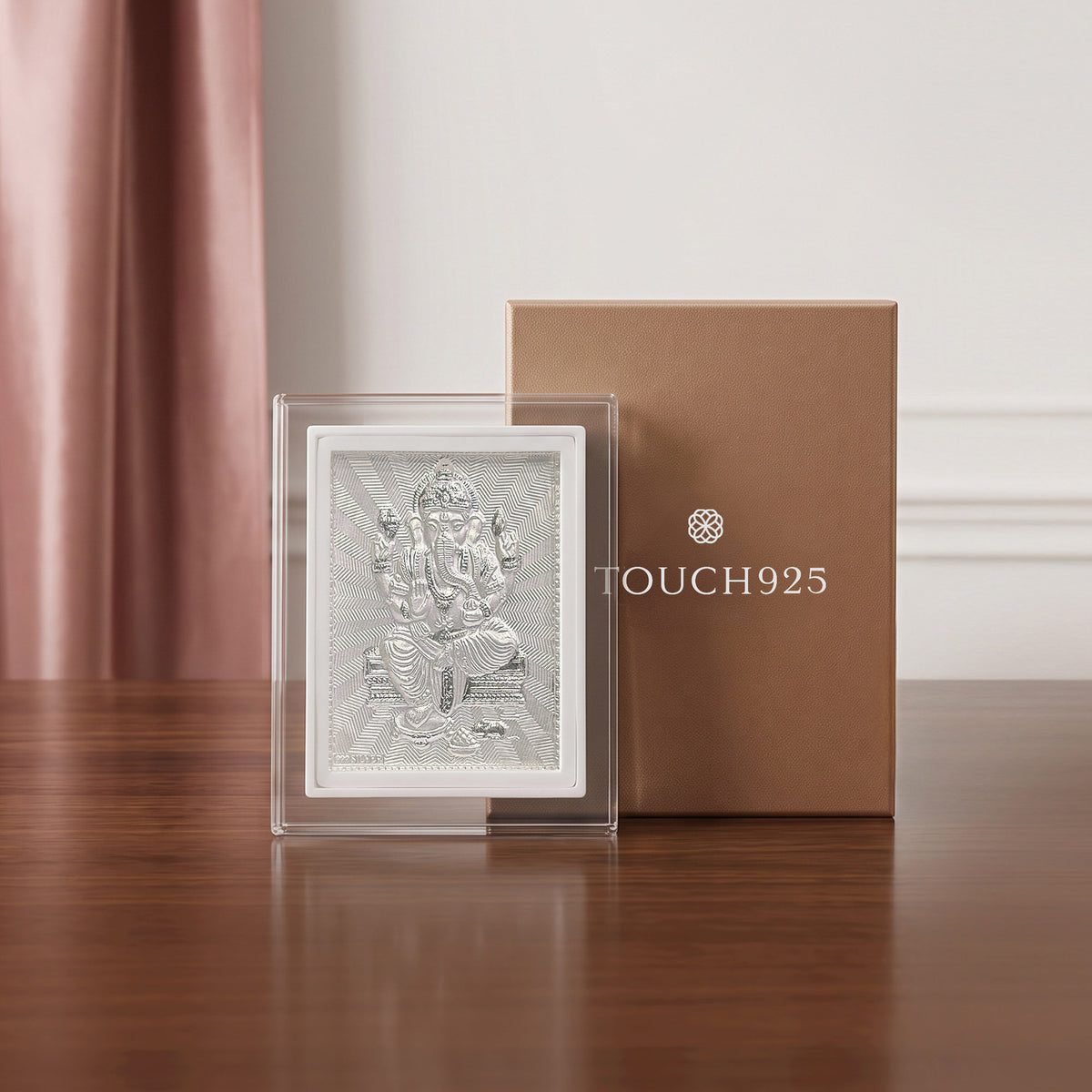 Pure 999 Silver Ganesha Frame