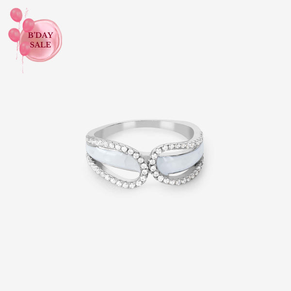 Elegant Infinity Silver Ring - Touch925