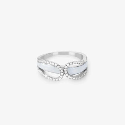 Elegant Infinity Silver Ring