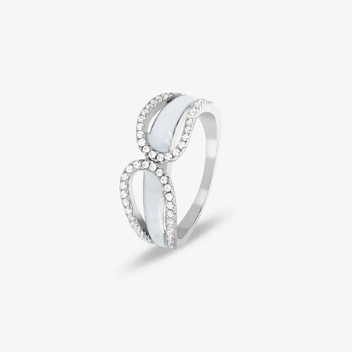 Elegant Infinity Silver Ring - Touch925