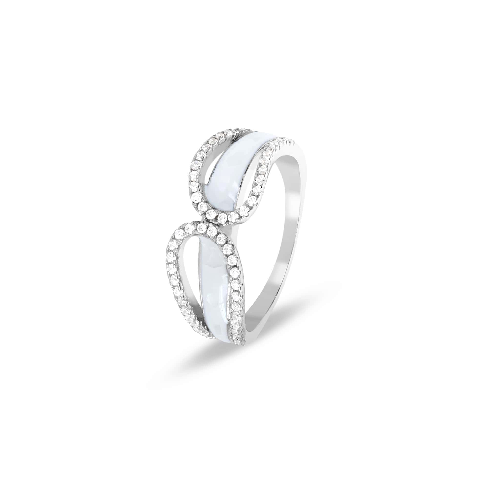 Elegant Infinity Silver Ring