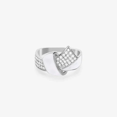 Radiant Criss-cross Ring