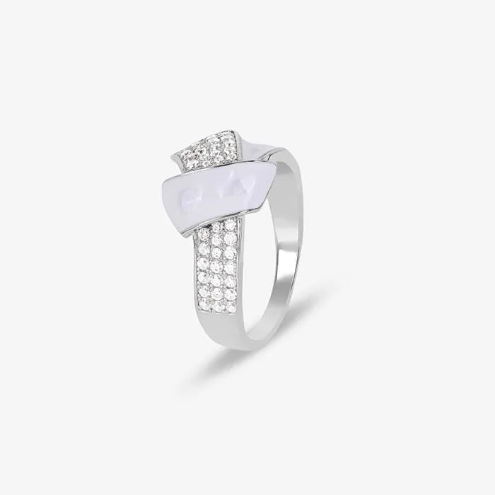 Radiant Criss-cross Ring - Touch925