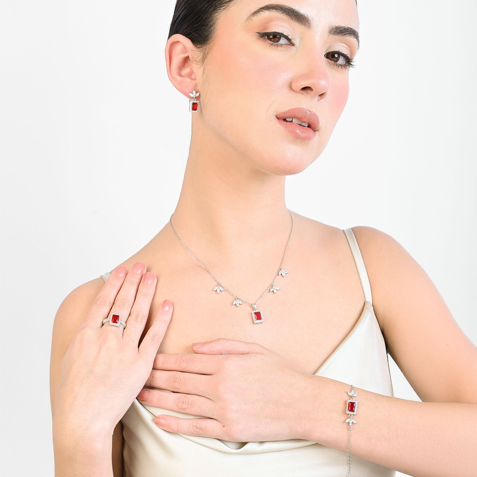 Aurora Gemstone Jewellery Set