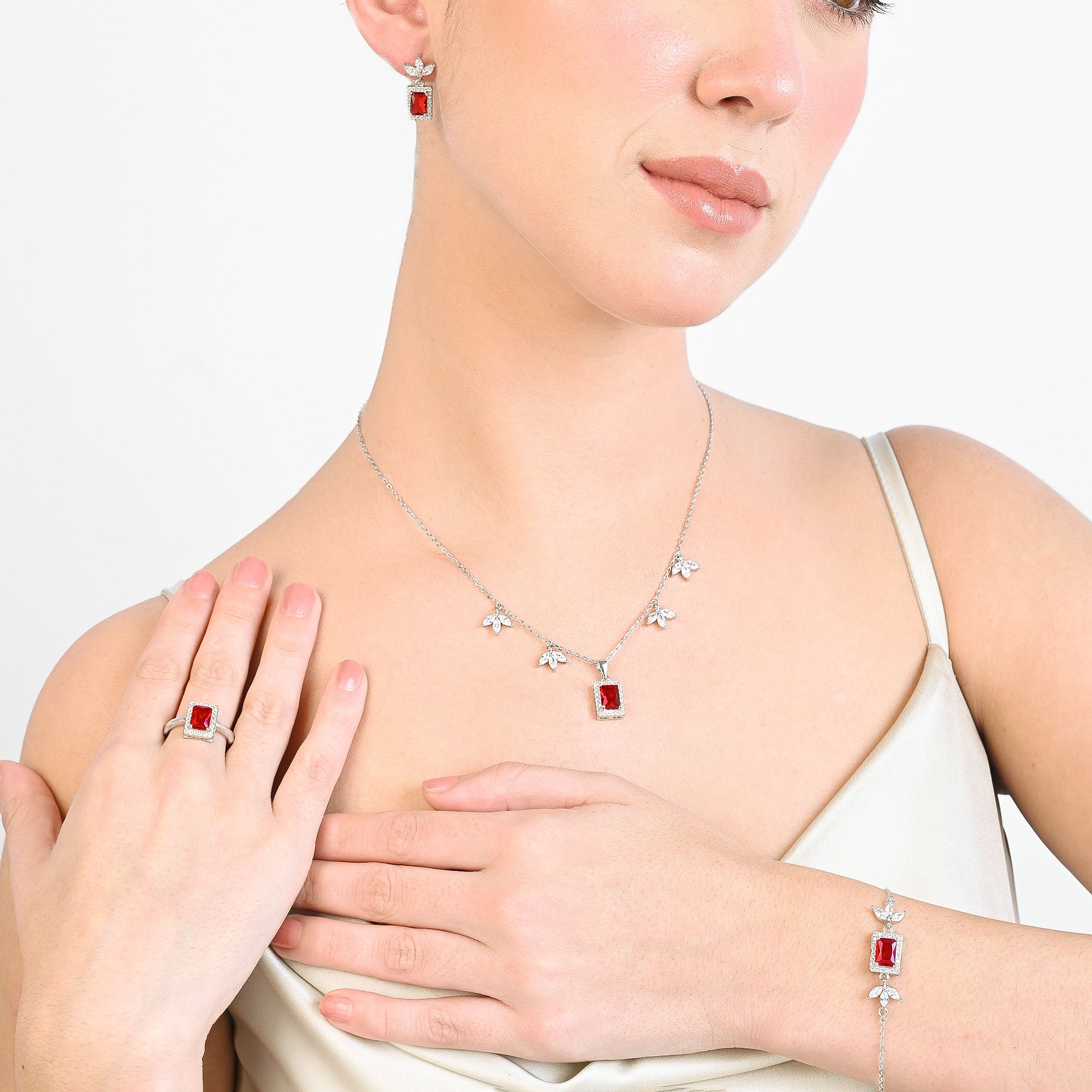 Aurora Gemstone Jewellery Set